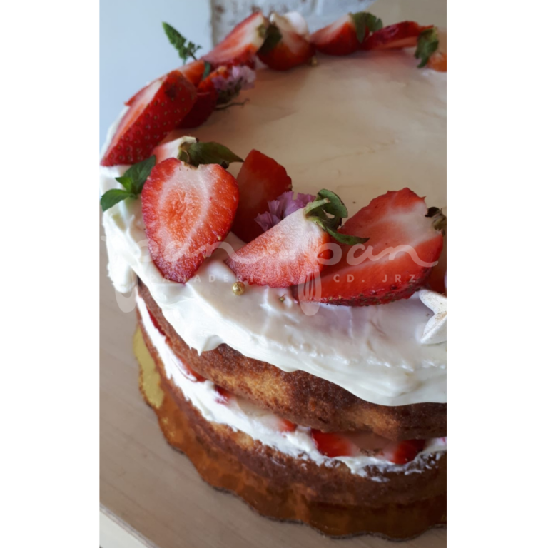 fresas con crema