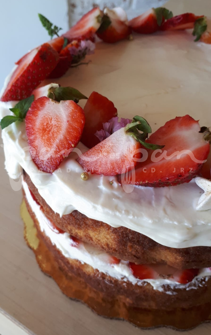 Fresas Con Crema Pan Es Pan